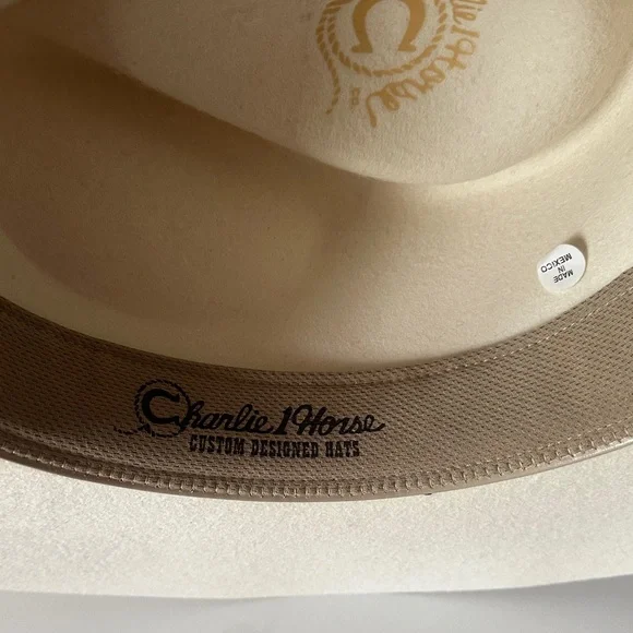 Elegant Cream Fedora with Brown Band - Picture 4 of 4